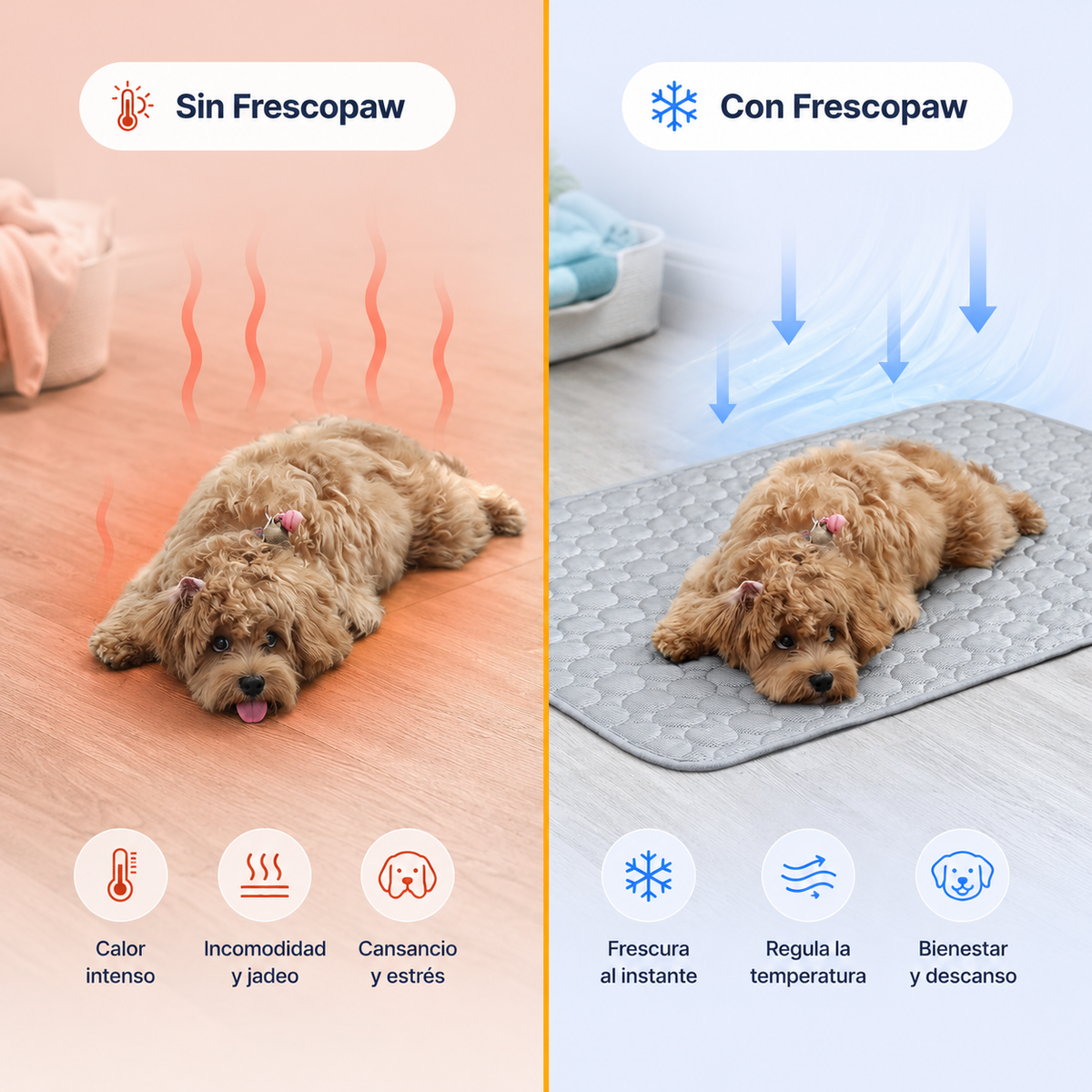 Frescopaw – Alfombrilla Refrescante para Perros y Gatos
