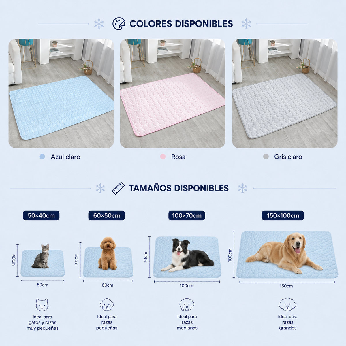 Frescopaw – Alfombrilla Refrescante para Perros y Gatos